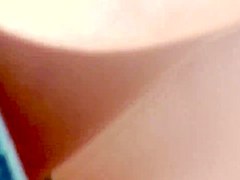 transparent panties, beach