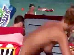 Nudist Beach Perv three Legal Age girlr A-Hole and Pantoons