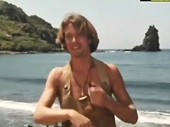 Juvenile and exposed couples on nudist island