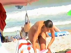 curly nudist out of sea