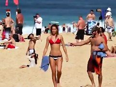 Tanga Strap String Bikini Beach Gals HD