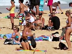 Tanga Strap String Bikini Beach Gals HD