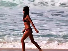 Tanga Strap String Bikini Beach Gals HD
