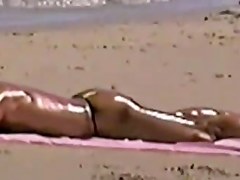 fellows in strap on the beach