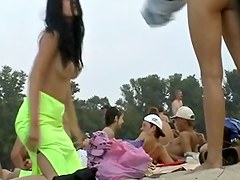 Beach Buddies Voyeur Clip