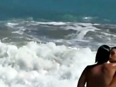 Stripped beach exhibionism 02