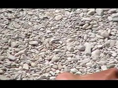 Voyeur on public beach sex