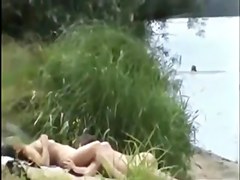 Voyeur TROC Spying Stripped Pair on Beach