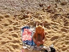 Naked Beach - a voyeurs POV - amazing face close-ups