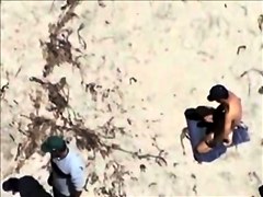 Stripped Beach - Blonde Fuck with Voyeurs watching