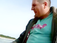 Mature blonde likes crazy sex outdoors