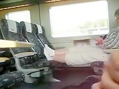She must know train flasher is cumming