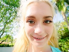 Anastasia Knight in Blonde Braceface Begs For Big Dick - DontBreakMe