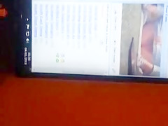 Slut wife being directed on cam
