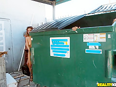 Jade Jantzen & Ramon Nomar in Dumpster Diving - SneakySex