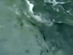 Beautiful bare girls pose for photos at the beach