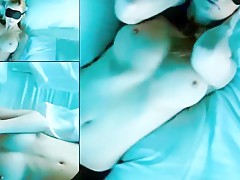 Sexy and maddening blonde video shoot