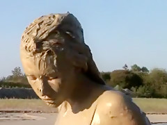 Horny homemade Beach, Solo Girl xxx clip