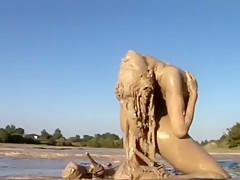 Horny homemade Beach, Solo Girl xxx clip