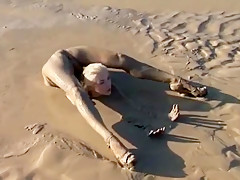 Horny homemade Beach, Solo Girl xxx clip