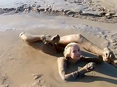 Horny homemade Beach, Solo Girl xxx clip