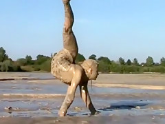 Horny homemade Beach, Solo Girl xxx clip