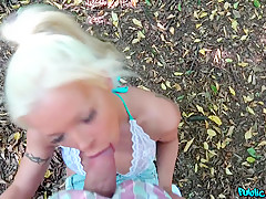 Barbie Sins & Martin Gun in British blonde cheating housewife - PublicAgent