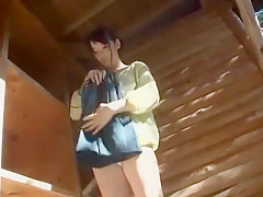 Hottest Japanese model Chisato Ayukawa in Horny Showers, Outdoor JAV scene