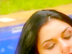 Crazy pornstar in horny outdoor, facial adult clip