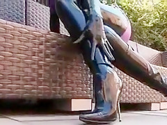 Amazing homemade Solo Girl, Latex xxx clip
