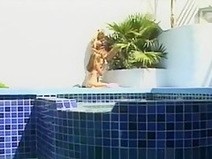 Best pornstars Ashton Moore and Jenna Haze in exotic dildos/toys, lesbian adult clip