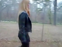 Amazing amateur Outdoor adult scene