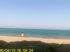 Naked older lady with nice breasts