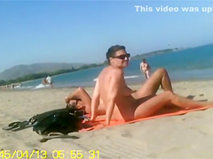 Naked older lady with nice breasts