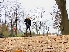 Horny amateur Outdoor, Blonde adult video