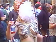 Horny pornstar in crazy striptease, blonde xxx video