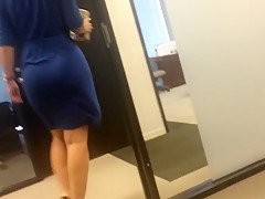 Tight  athletic coworker candid ass (part 2)