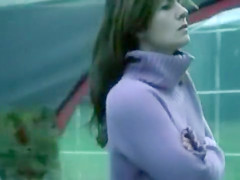 Nudist colony sex scene with hot kissing