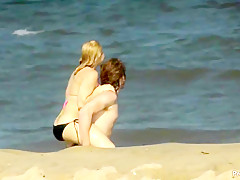 Candid beack bikini pawg bubble butt jiggle hula hoop 2
