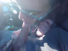 Big cum on my glasses love at beach