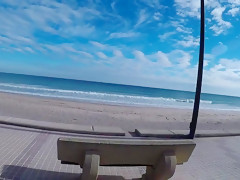 Big cum on my glasses love at beach