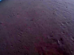 Big cum on my glasses love at beach