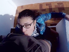 Big cum on my glasses love at beach