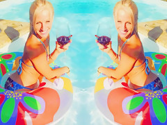 Melissa hardbody stripper bikini ass jerk challenge