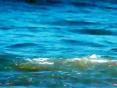 Candid bikini college girl beach pawg bubble butt hula hoop