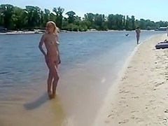 Nudists Beach Video with Two Hot Girls Naked