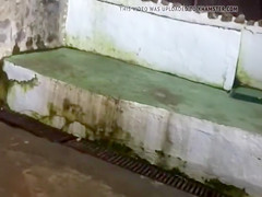 Nudist women filmed in secret at the shower cabins at beach