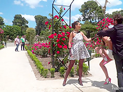 Rope Bondage Slut Loves To Be Tied Up In Public - PublicDisgrace