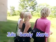 Exotic pornstars Nikki Sun and Sandy Knight in crazy college, facial xxx movie