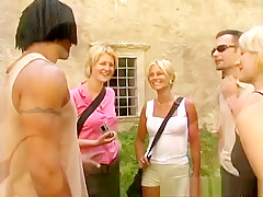 Exotic pornstars Nikki Sun and Sandy Knight in crazy college, facial xxx movie